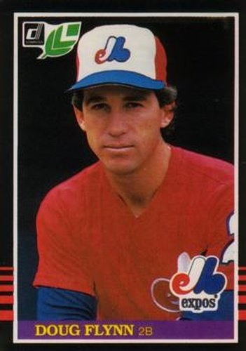 #257 Doug Flynn - Montreal Expos - 1985 Leaf Baseball