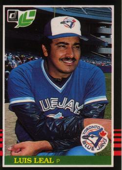 #29 Luis Leal - Toronto Blue Jays - 1985 Leaf Baseball