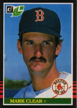 #32 Mark Clear - Boston Red Sox - 1985 Leaf Baseball
