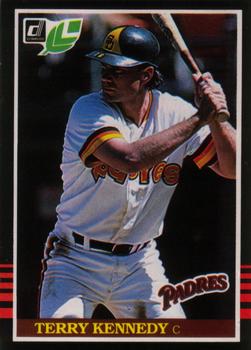 #33 Terry Kennedy - San Diego Padres - 1985 Leaf Baseball