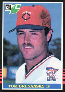 #36 Tom Brunansky - Minnesota Twins - 1985 Leaf Baseball