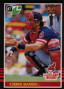 #39 Chris Bando - Cleveland Indians - 1985 Leaf Baseball