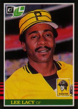 #40 Lee Lacy - Pittsburgh Pirates - 1985 Leaf Baseball