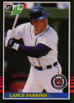 #41 Lance Parrish - Detroit Tigers - 1985 Leaf Baseball