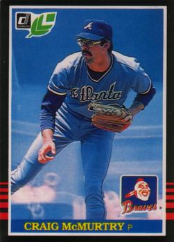 #45 Craig McMurtry - Atlanta Braves - 1985 Leaf Baseball