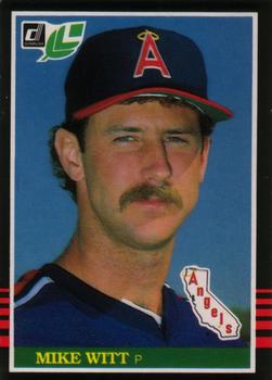 #46 Mike Witt - California Angels - 1985 Leaf Baseball