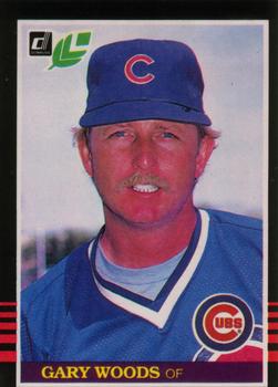 #49 Gary Woods - Chicago Cubs - 1985 Leaf Baseball