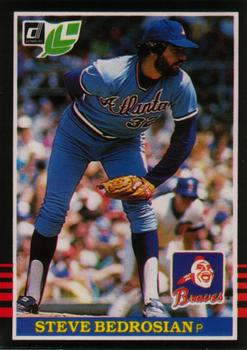 #51 Steve Bedrosian - Atlanta Braves - 1985 Leaf Baseball