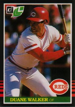 #52 Duane Walker - Cincinnati Reds - 1985 Leaf Baseball
