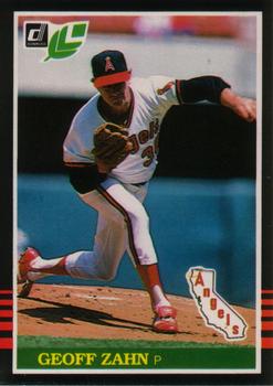 #53 Geoff Zahn - California Angels - 1985 Leaf Baseball