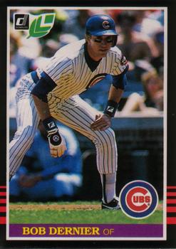 #57 Bob Dernier - Chicago Cubs - 1985 Leaf Baseball