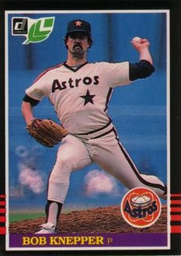 #61 Bob Knepper - Houston Astros - 1985 Leaf Baseball