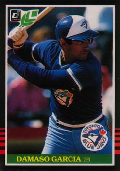 #65 Damaso Garcia - Toronto Blue Jays - 1985 Leaf Baseball