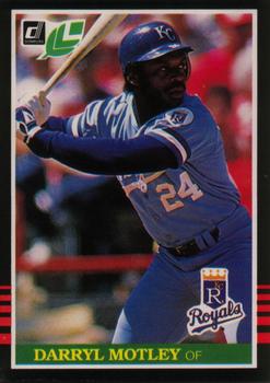 #69 Darryl Motley - Kansas City Royals - 1985 Leaf Baseball