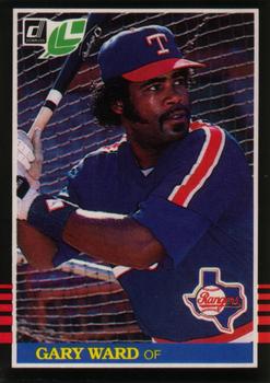 #70 Gary Ward - Texas Rangers - 1985 Leaf Baseball
