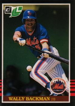 #79 Wally Backman - New York Mets - 1985 Leaf Baseball