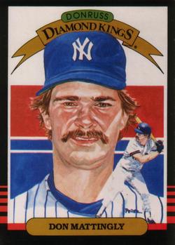 #7 Don Mattingly - New York Yankees - 1985 Leaf Baseball