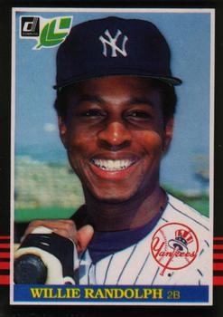 #83 Willie Randolph - New York Yankees - 1985 Leaf Baseball