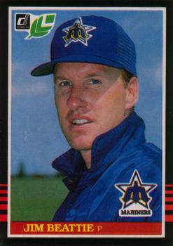 #85 Jim Beattie - Seattle Mariners - 1985 Leaf Baseball