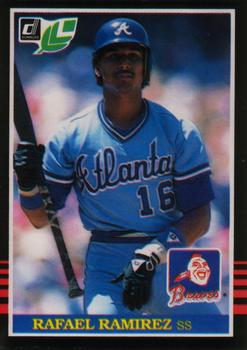 #86 Rafael Ramirez - Atlanta Braves - 1985 Leaf Baseball