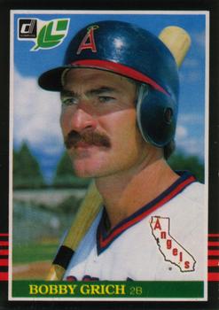 #88 Bobby Grich - California Angels - 1985 Leaf Baseball