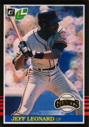 #92 Jeff Leonard - San Francisco Giants - 1985 Leaf Baseball