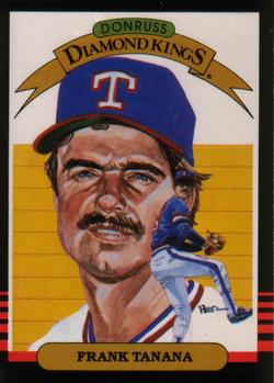#9 Frank Tanana - Texas Rangers - 1985 Leaf Baseball