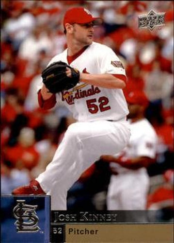#875 Josh Kinney - St. Louis Cardinals - 2009 Upper Deck Baseball