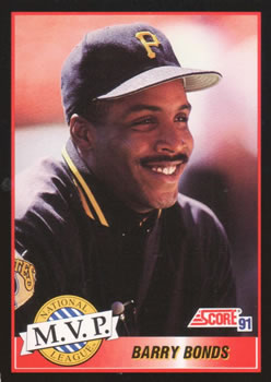 #876 Barry Bonds - Pittsburgh Pirates - 1991 Score Baseball