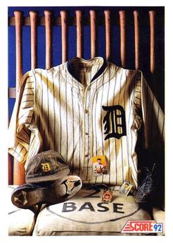 #878 Ty Cobb - Detroit Tigers - 1992 Score Baseball