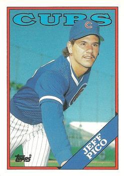 #87T Jeff Pico - Chicago Cubs - 1988 Topps Traded Baseball