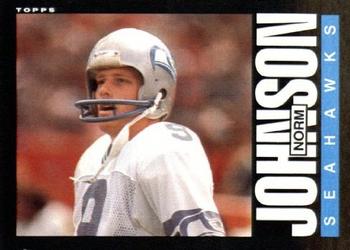 #387 Norm Johnson - Seattle Seahawks - 1985 Topps Football