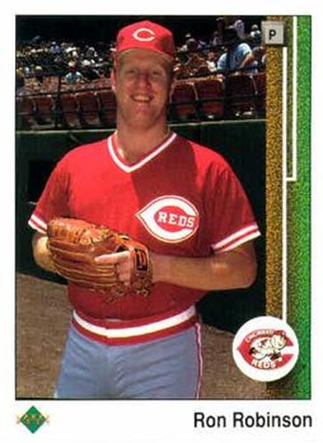 #187 Ron Robinson - Cincinnati Reds - 1989 Upper Deck Baseball