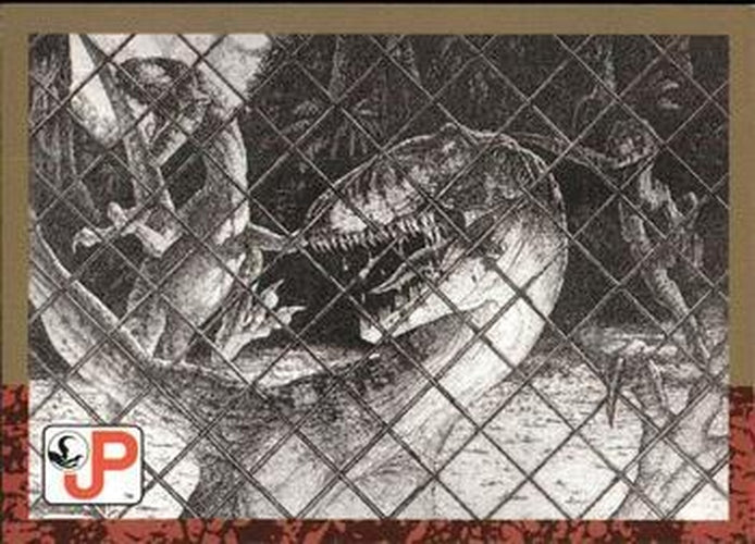 #87 Raptor Attack - 1993 Topps Jurassic Park