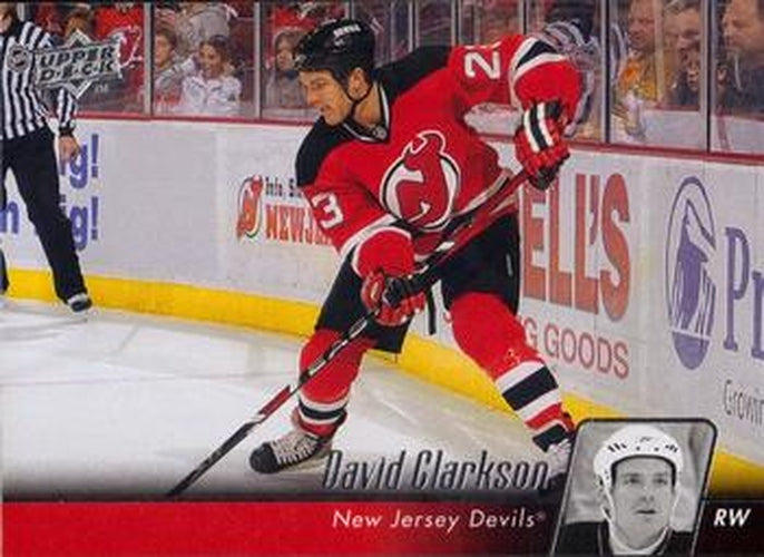 #87 David Clarkson - New Jersey Devils - 2010-11 Upper Deck Hockey