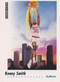 #587 Kenny Smith - Houston Rockets - 1991-92 SkyBox Basketball