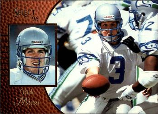 #87 Rick Mirer - Seattle Seahawks - 1996 Select Football