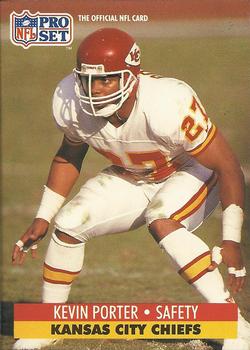#187 Kevin Porter - Kansas City Chiefs - 1991 Pro Set Football