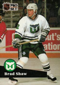 #87 Brad Shaw - 1991-92 Pro Set Hockey