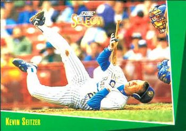 #87 Kevin Seitzer - Milwaukee Brewers - 1993 Select Baseball