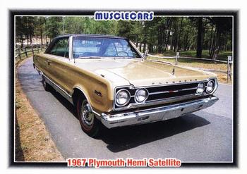 #87 1967 Plymouth Hemi Satellite - 1992 Collect-A-Card Muscle Cars