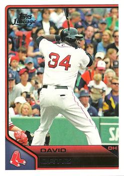 #87 David Ortiz - Boston Red Sox - 2011 Topps Lineage Baseball