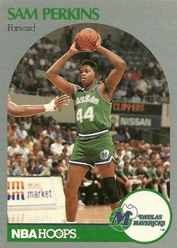 #87 Sam Perkins - Dallas Mavericks - 1990-91 Hoops Basketball