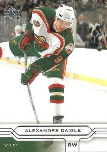 #87 Alexandre Daigle - Minnesota Wild - 2004-05 Upper Deck Hockey