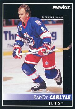 #87 Randy Carlyle - Winnipeg Jets - 1992-93 Pinnacle Canadian Hockey