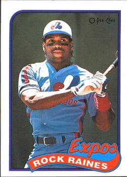 #87 Tim Raines - Montreal Expos - 1989 O-Pee-Chee Baseball
