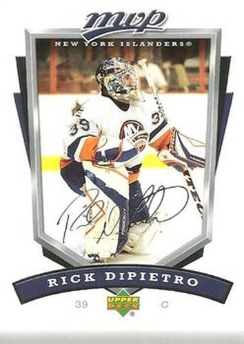 #187 Rick DiPietro - New York Islanders - 2006-07 Upper Deck MVP Hockey