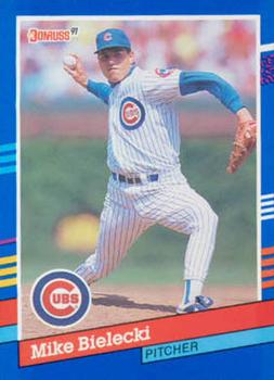 #87 Mike Bielecki - Chicago Cubs - 1991 Donruss Baseball