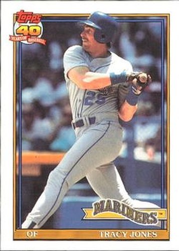#87 Tracy Jones - Seattle Mariners - 1991 O-Pee-Chee Baseball