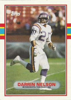 #87 Darrin Nelson - Minnesota Vikings - 1989 Topps Football